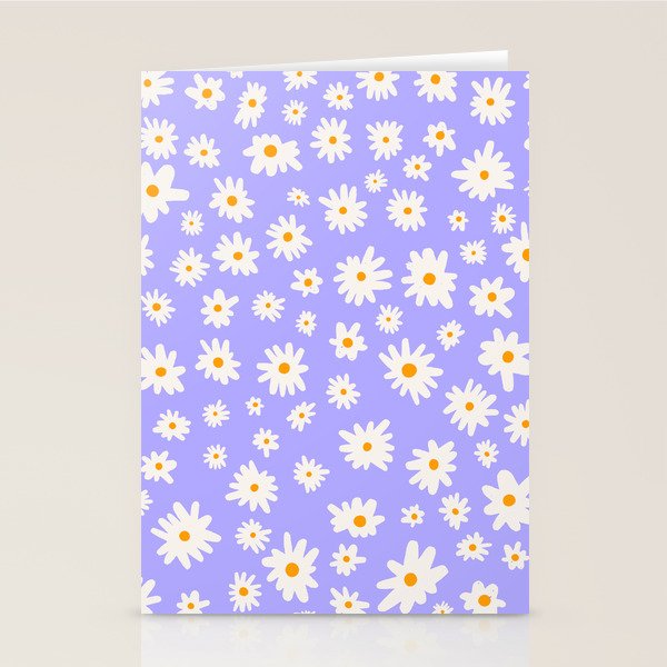 Daisy Pattern Stationery Card Gallery Image 1