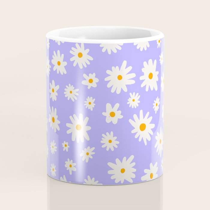 Daisy Pattern Coffee Mug Gallery Image 4