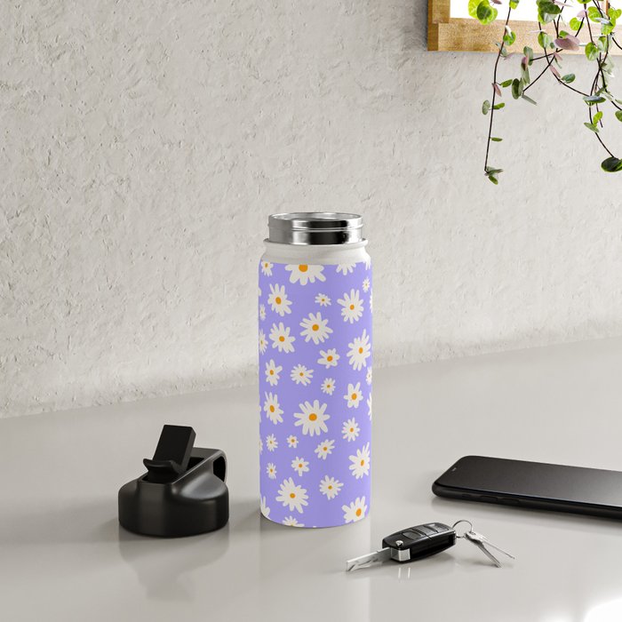 Daisy Pattern Water Bottle Gallery Image 4
