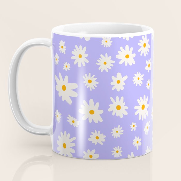 Daisy Pattern Coffee Mug Gallery Image 3