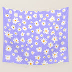 Daisy Pattern Wall Tapestry Gallery Image 4