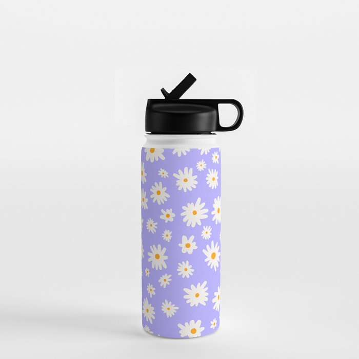 Daisy Pattern Water Bottle Gallery Image 1