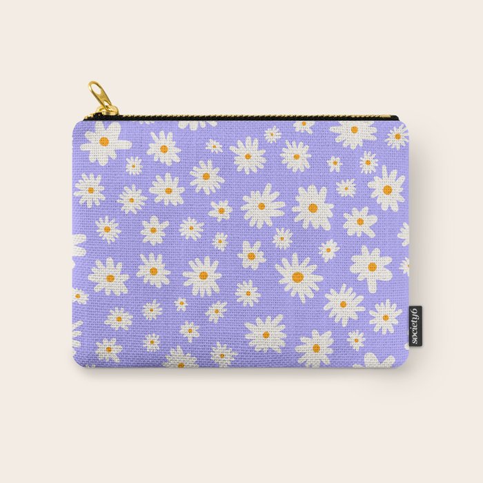 Daisy Pattern Carry All Pouch Gallery Image 1