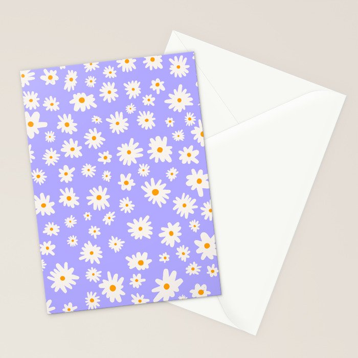 Daisy Pattern Stationery Card Gallery Image 2