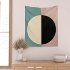 Color Block Abstract XIX Wall Tapestry Gallery Image 2