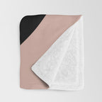 Color Block Abstract XIX Throw Blanket Gallery Image 3
