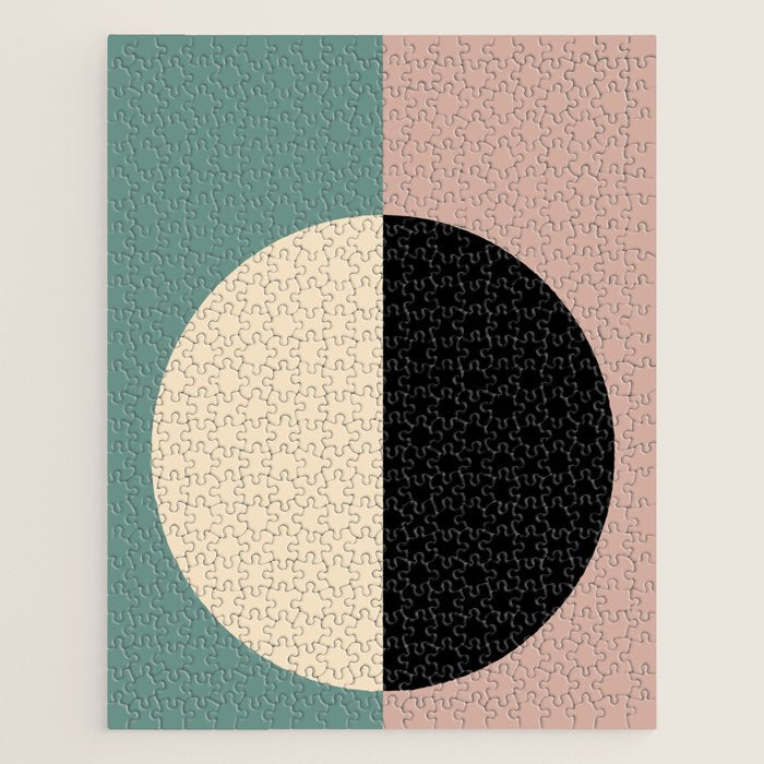 Color Block Abstract XIX Jigsaw Puzzle Gallery Image 1