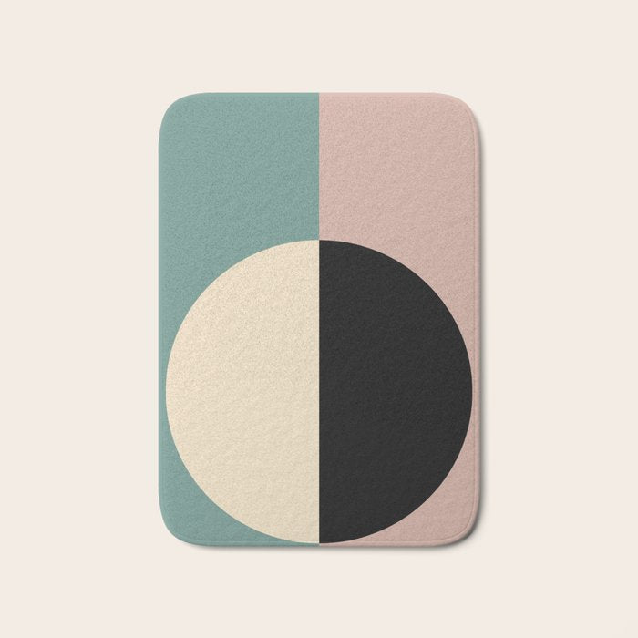 Color Block Abstract XIX Bath Mat Gallery Image 1