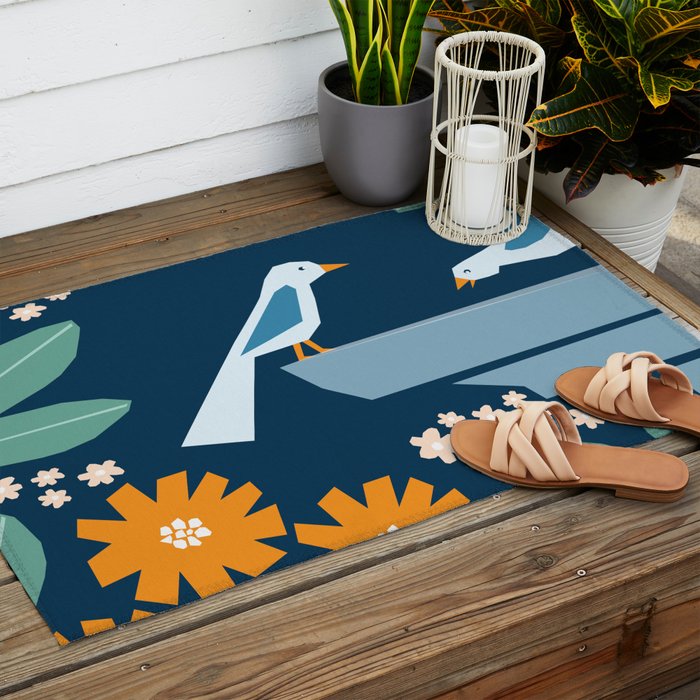 Bird bath  Outdoor Rug Gallery Image 2