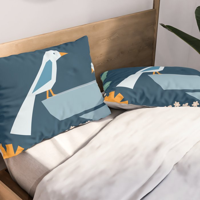 Bird bath  Pillow Sham Gallery Image 2
