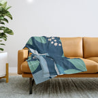 Bird bath  Throw Blanket Gallery Image 1
