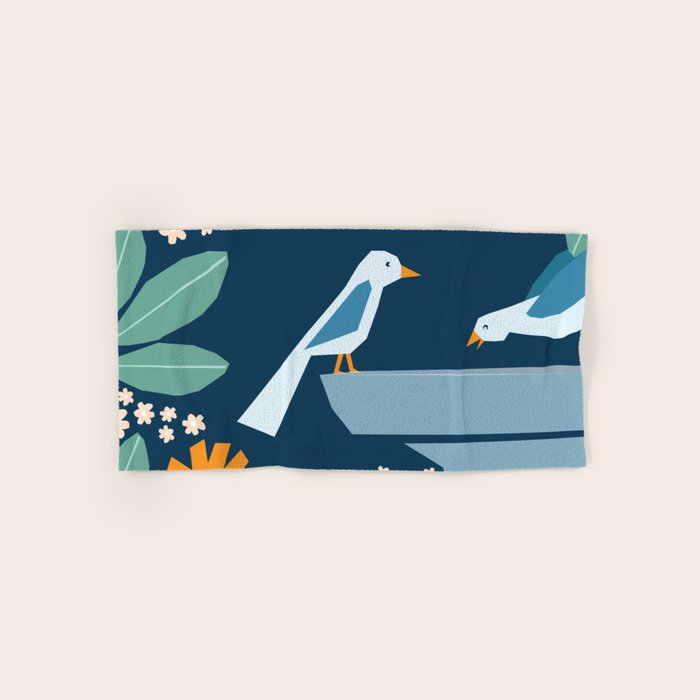 Bird bath  Bath Towel Gallery Image 1