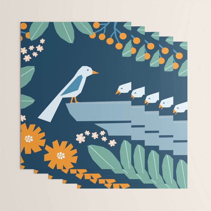 Bird bath  Wrapping Paper Gallery Image 3