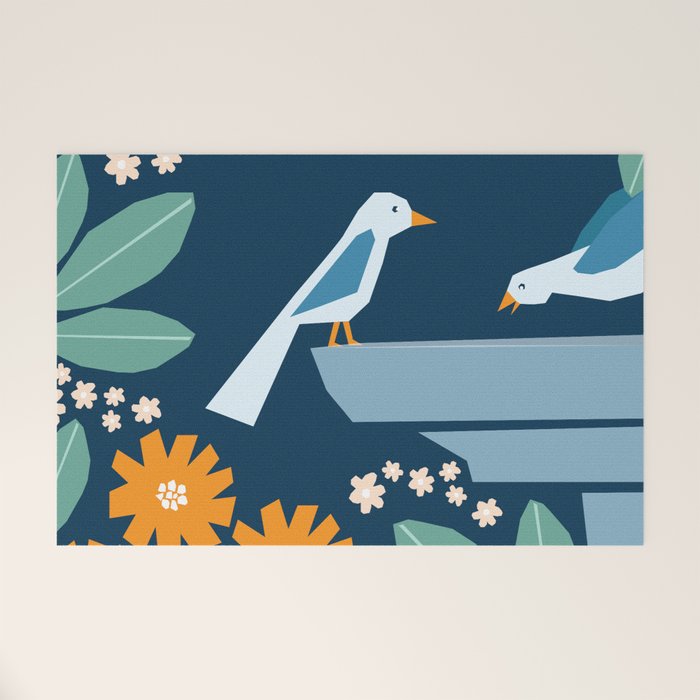 Bird bath  Welcome Mat Gallery Image 1