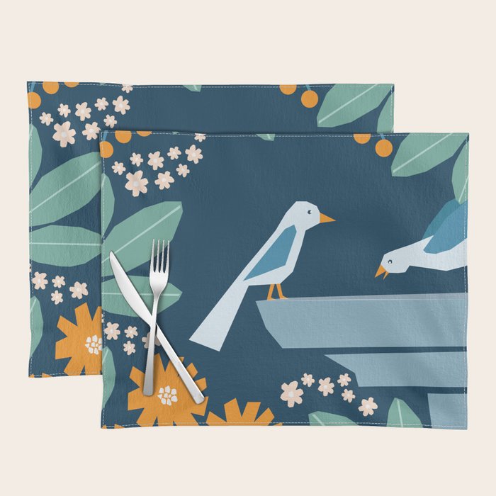 Bird bath  Placemat Gallery Image 1