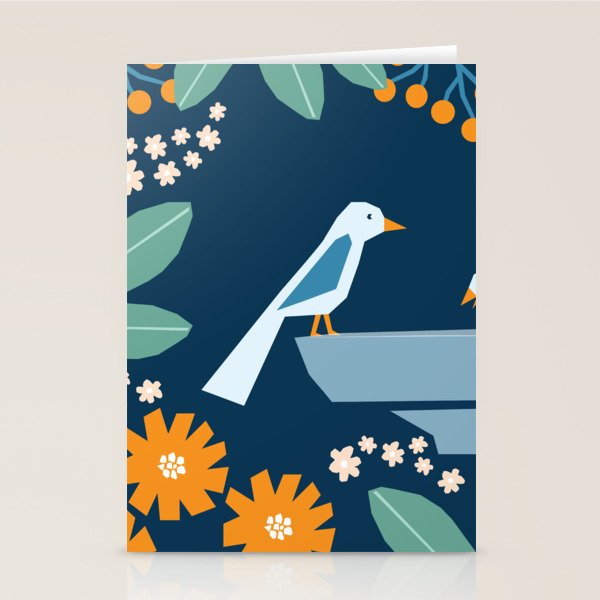 Bird bath  Stationery Card Gallery Image 2