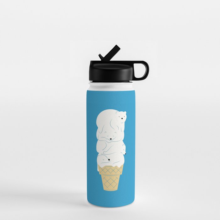 Polar Bear Ice Cream Water Bottle Gallery Image 1