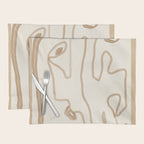 Abstract Loose Line 1 Placemat Gallery Image 1
