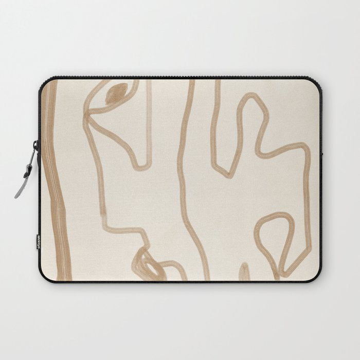 Abstract Loose Line 1 Laptop Sleeve Gallery Image 1
