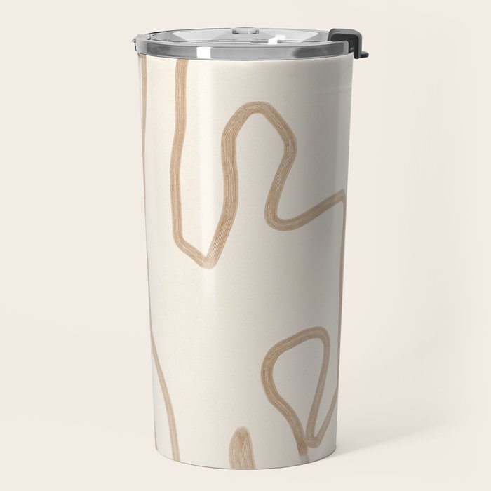 Abstract Loose Line 1 Travel Mug Gallery Image 2
