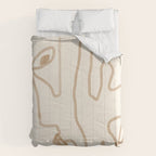 Abstract Loose Line 1 Comforter Gallery Image 6