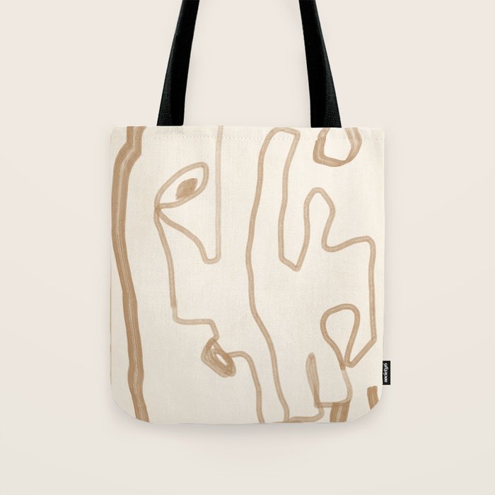 Abstract Loose Line 1 Tote Bag Gallery Image 1