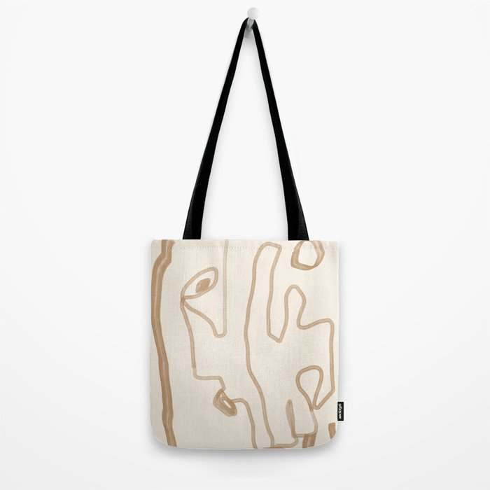 Abstract Loose Line 1 Tote Bag Gallery Image 2
