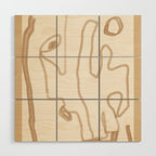 Abstract Loose Line 1 Wood Wall Art Gallery Image 1
