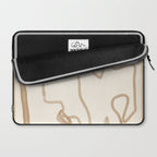 Abstract Loose Line 1 Laptop Sleeve Gallery Image 2