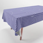 Art Deco Arch Pattern XXI Very Peri Tablecloth Gallery Image 1
