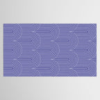 Art Deco Arch Pattern XXI Very Peri Tablecloth Gallery Image 2