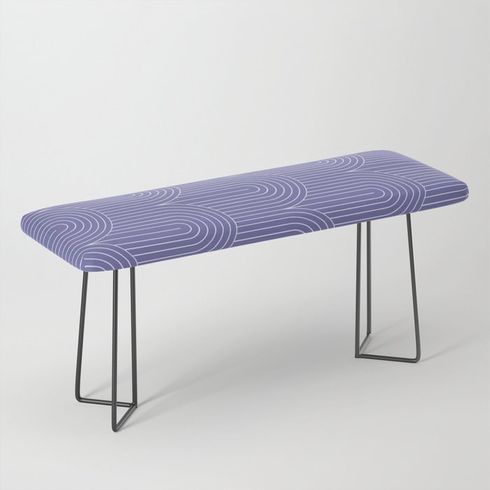 Art Deco Arch Pattern XXI Very Peri Bench Gallery Image 1