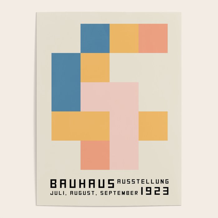 Bauhaus poster 1923 Juli. Poster Gallery Image 1