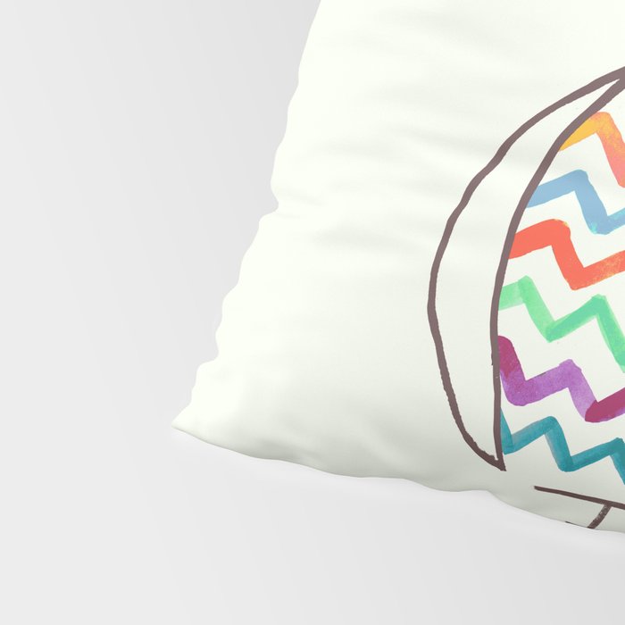 Chevron Owl Pillow Sham Gallery Image 4