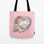Cancer Zodiac Dolphin Tote Bag Gallery Image 1