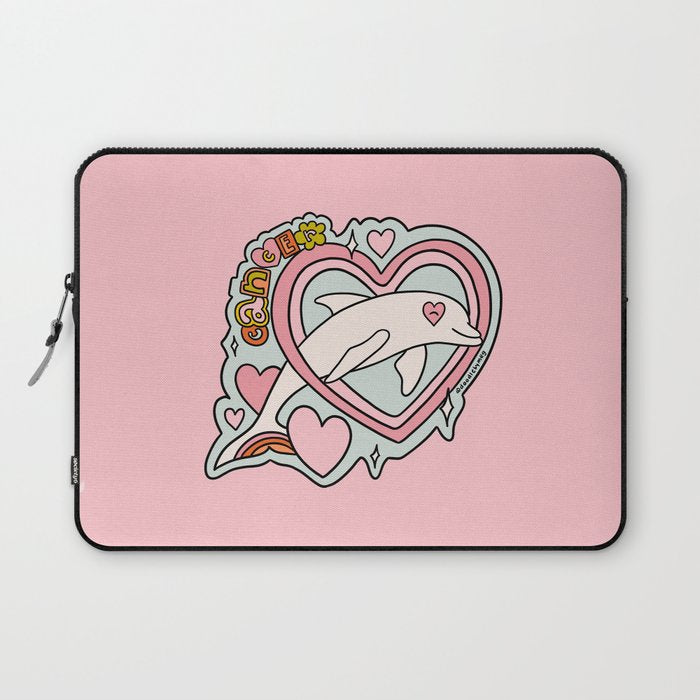 Cancer Zodiac Dolphin Laptop Sleeve Gallery Image 1