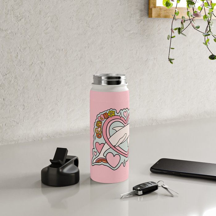Cancer Zodiac Dolphin Water Bottle Gallery Image 4