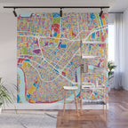 New Orleans Street Map Wall Mural Gallery Image 1