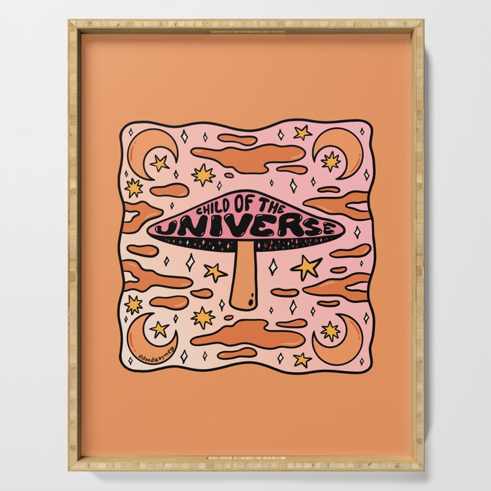 Child of the Universe Serving Tray Gallery Image 1