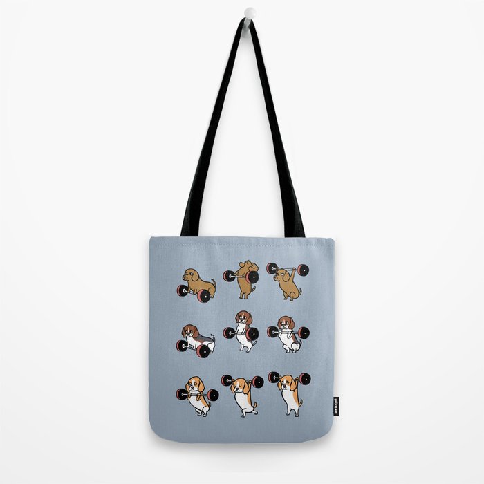 Olympic Lifting Beagles Tote Bag Gallery Image 2