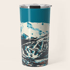Breckenridge Vintage Ski Poster Travel Mug Gallery Image 1