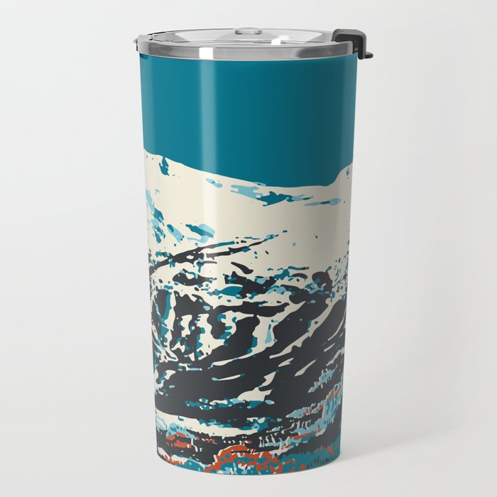 Breckenridge Vintage Ski Poster Travel Mug Gallery Image 2