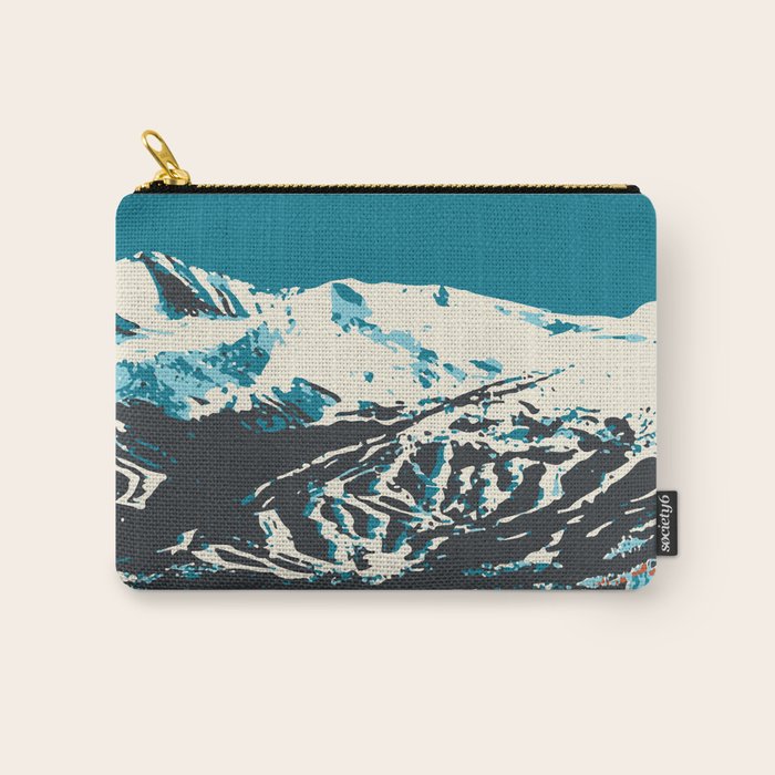 Breckenridge Vintage Ski Poster Carry All Pouch Gallery Image 1