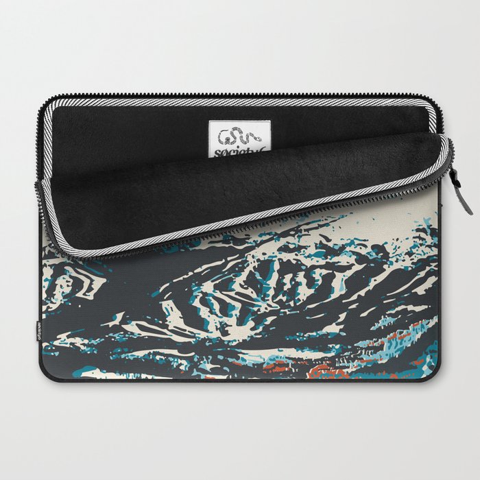 Breckenridge Vintage Ski Poster Laptop Sleeve Gallery Image 2