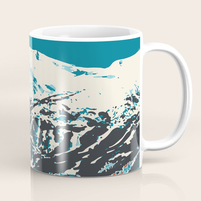 Breckenridge Vintage Ski Poster Coffee Mug Gallery Image 1