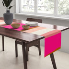 Flamingo Stripes Table Runner Gallery Image 2