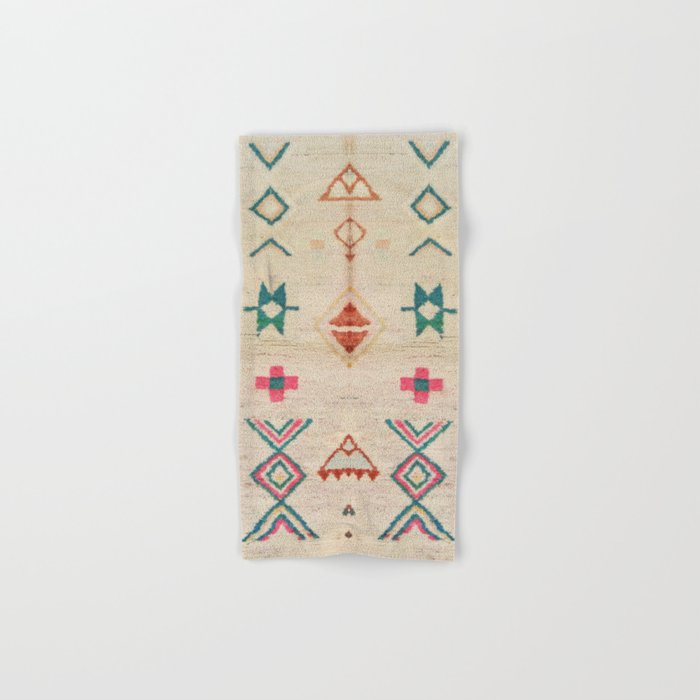 Vintage Moroccan Berber Carpet Bath Towel Gallery Image 1