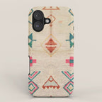 Vintage Moroccan Berber Carpet iPhone Case Gallery Image 1