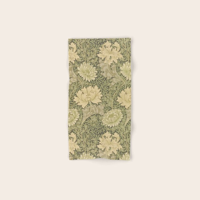 Chrysanthemum by William Morris 1877 Antique Vintage Victorian Jugendstil Art Nouveau Retro Pattern Bath Towel Gallery Image 1