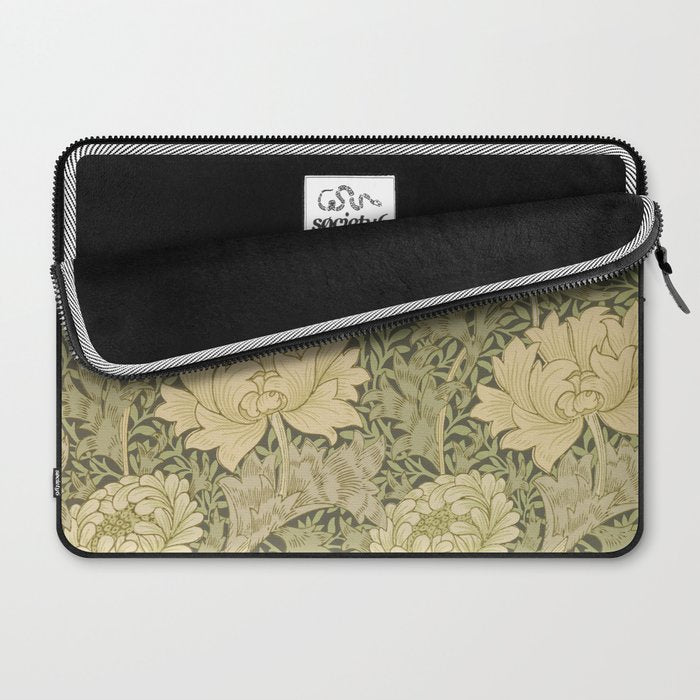 Chrysanthemum by William Morris 1877 Antique Vintage Victorian Jugendstil Art Nouveau Retro Pattern Laptop Sleeve Gallery Image 2